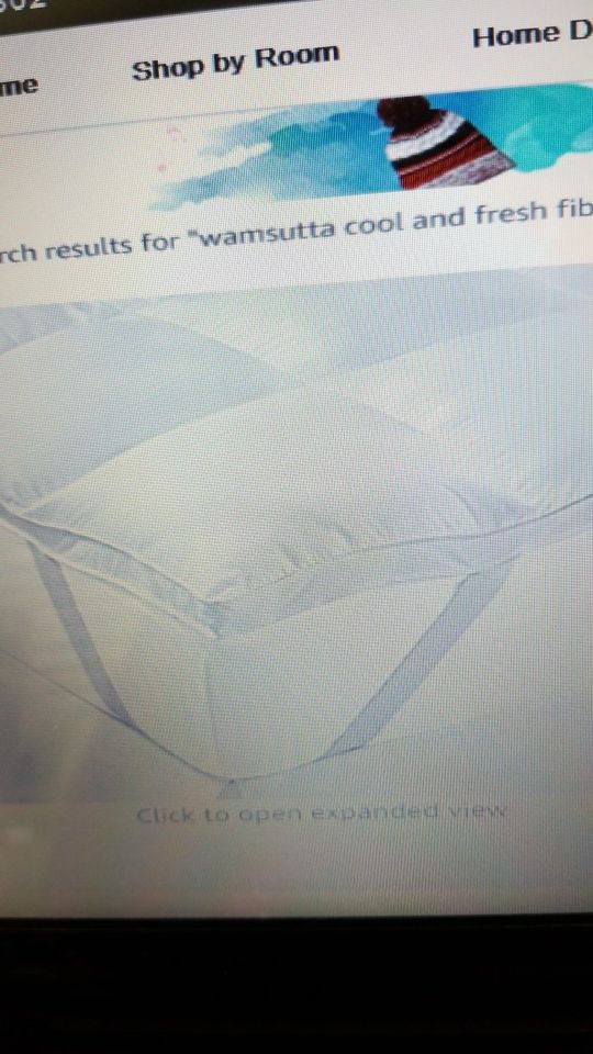 Wamsutta cool top and fresh fiberbed