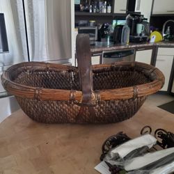 22" Long Brown Basket