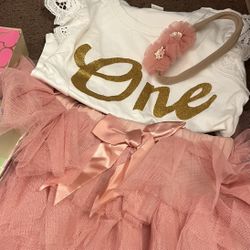 First Birthday Outfit/Decor