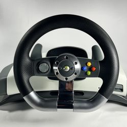 Microsoft Xbox 360 Wireless Racing Wheel Force Feedback WRW01 Only Tested