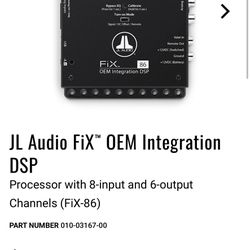 JL Audio Fix 86 DSP OEM Integration 