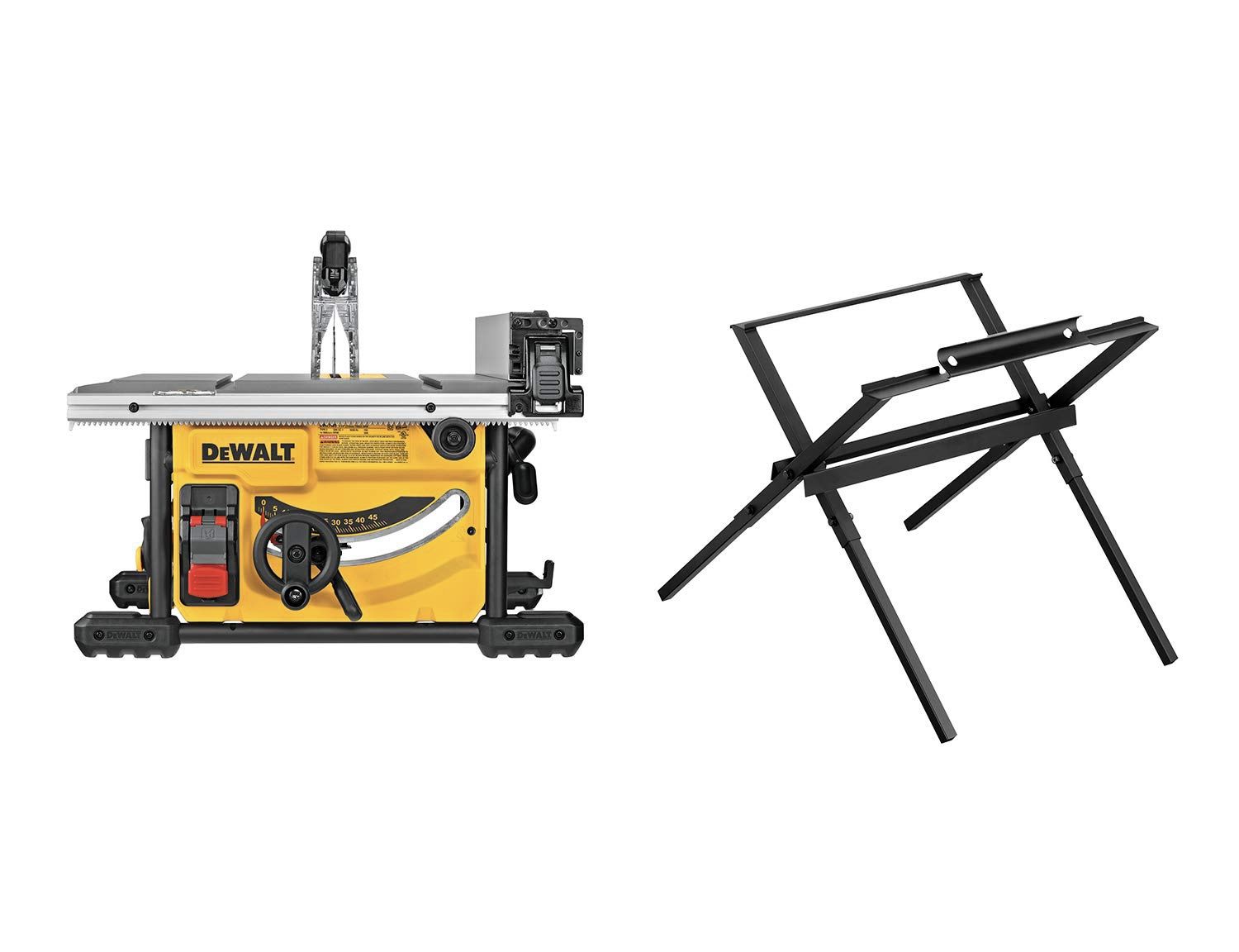 New in box DEWALT DWE7485WS 8-1/4 in. Compact Jobsite Table Saw With Stand