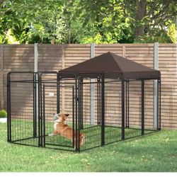‼️ 9.3 ft. x 4.6 ft. Dog Kennel Outdoor with Extended Run, Dog Playpen, for Medium & Large Dogs