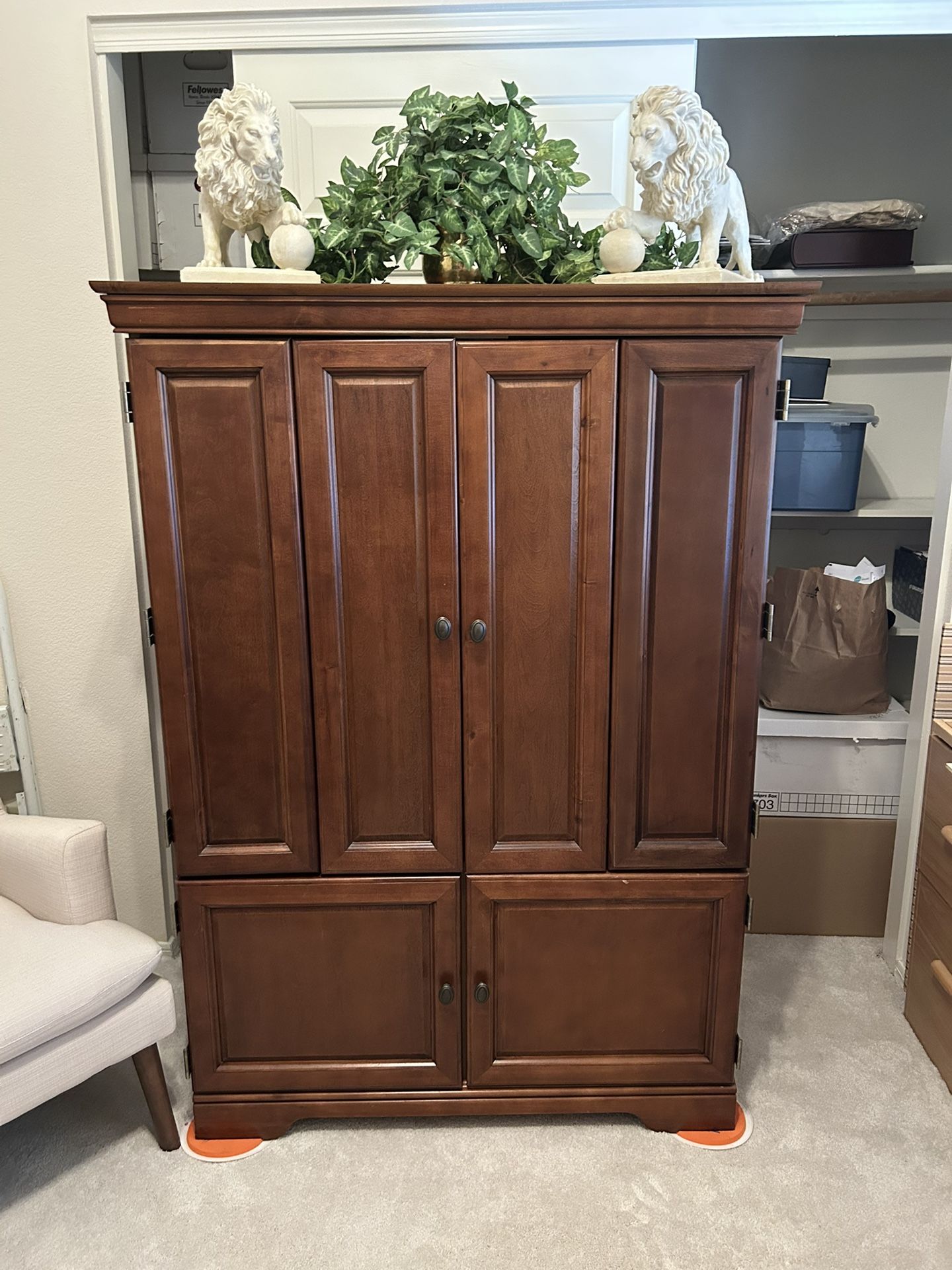 Armoire 5’6” Tall