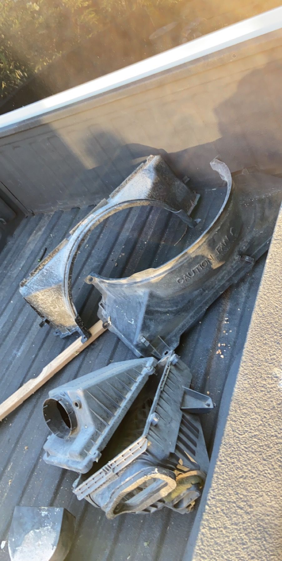 2000 Silverado stock intake box and fan shroud