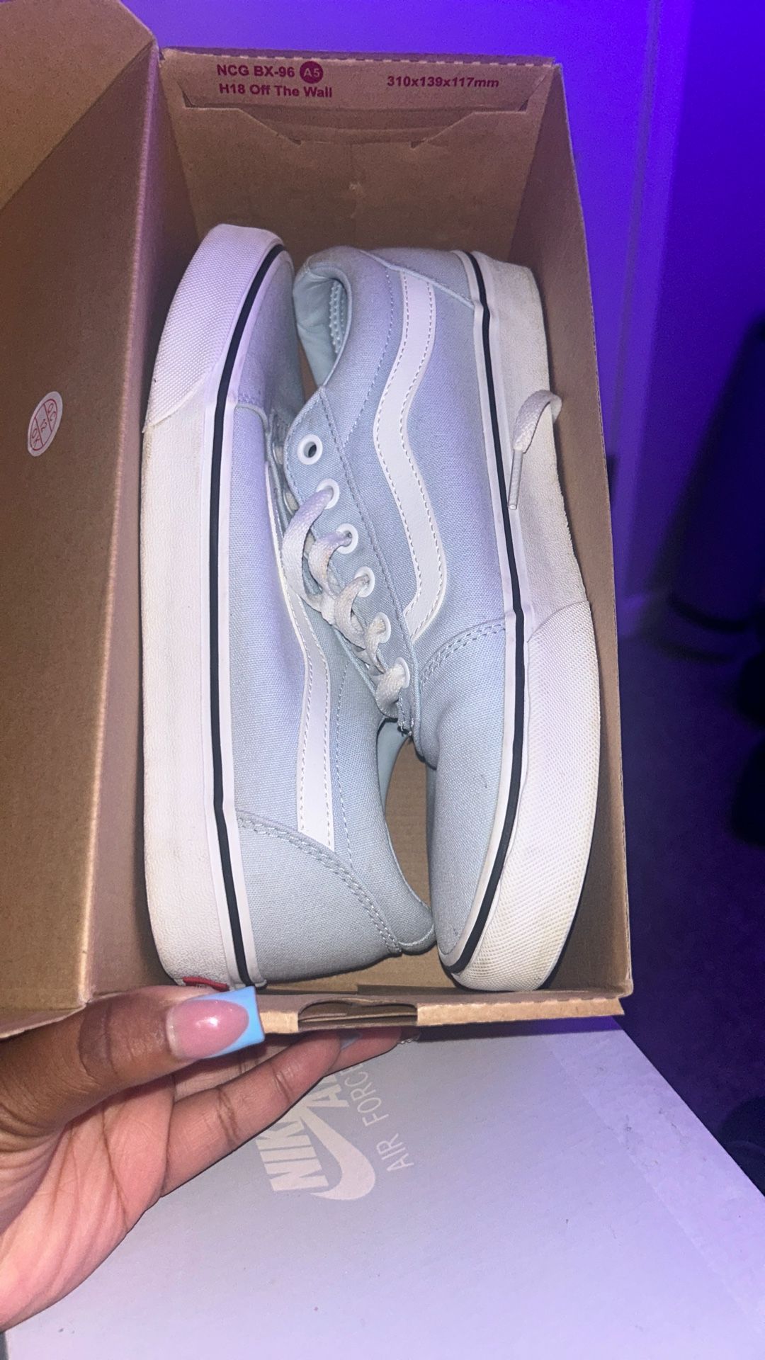 Light Blue Vans