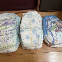 Free! 9 Size 6 Diapers And 3 Size 2T-3T Pull-ups 