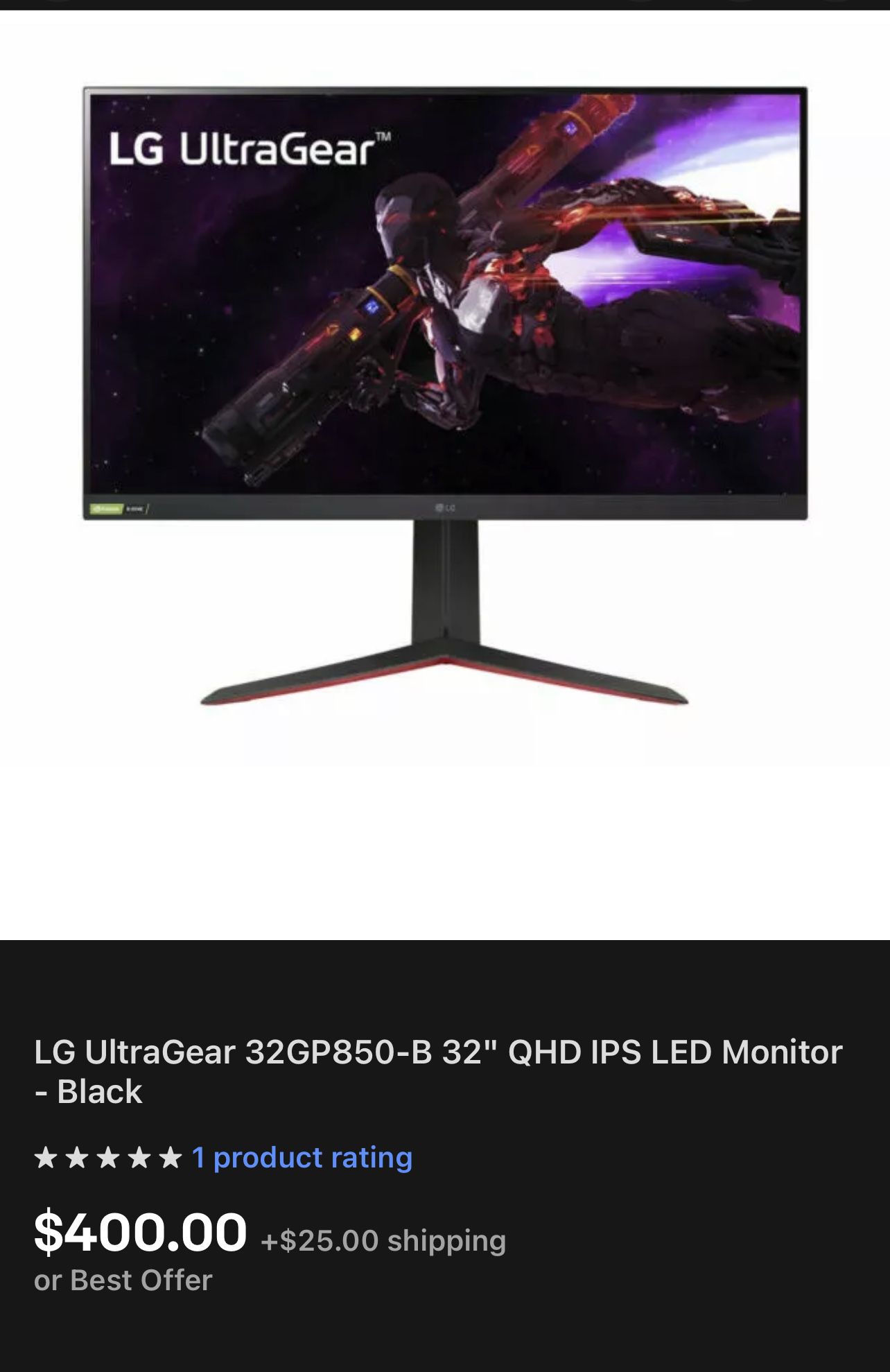 Lg Ultragear 32 Inch Monitor 
