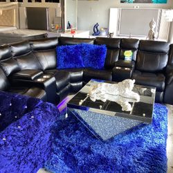 Beautiful Furniture Sofa 2Power Recliners On Sale Now For $1799