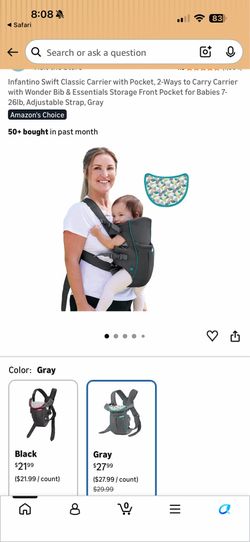 Infantino baby carrier