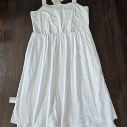 Barbour Hopewell Eyelet White Dress