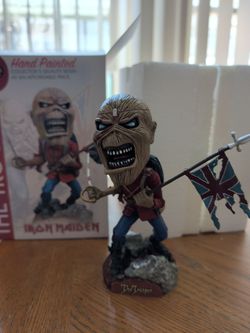 Iron maiden the trooper bobblehead head knocker new
