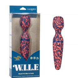 Cal Exotics Naughty Bits WILF Wand I'd Like to F*ck Body Massager READ DESCR