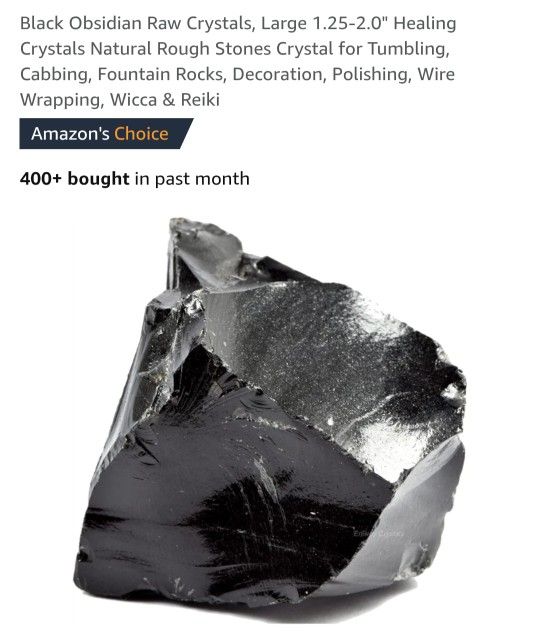 Black Obsidian Raw Crystals