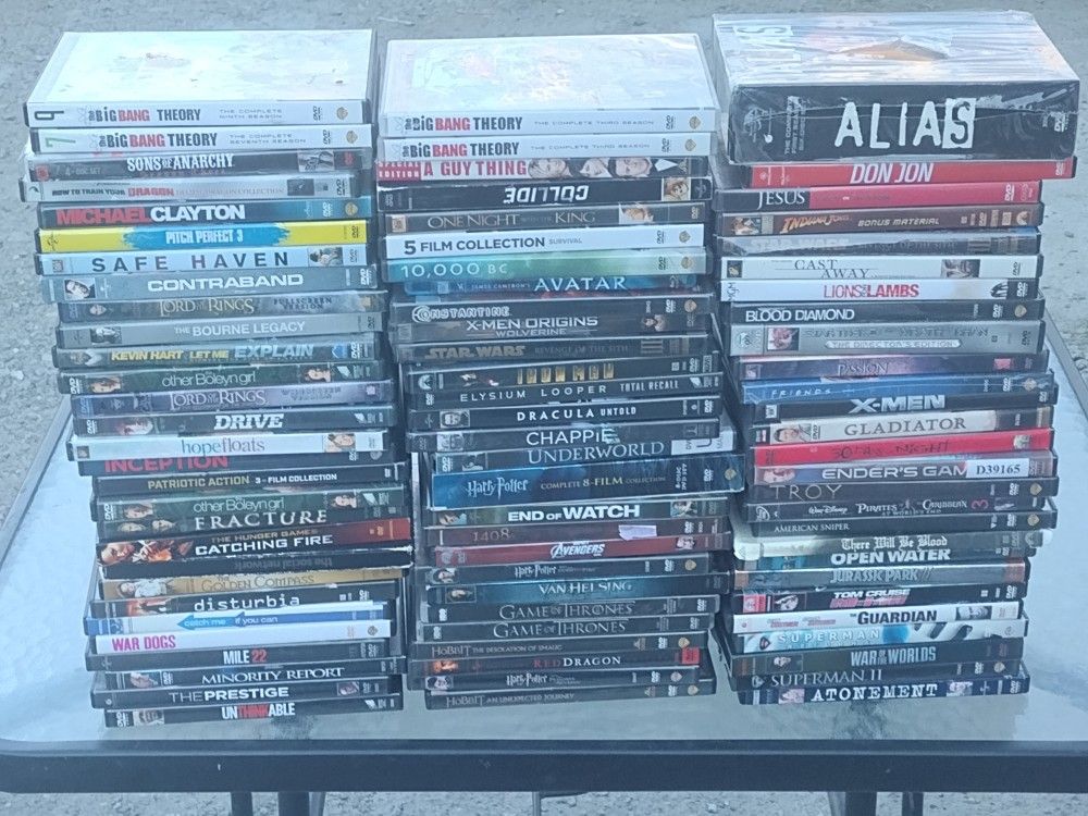 Over 90 Dvd's