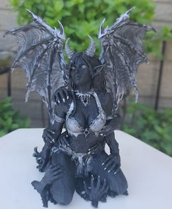 3D printed Dark Angel fan art figures 7 x 7  inches
