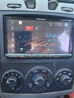 Radio touch screen