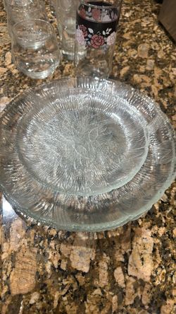 Plates and glasses