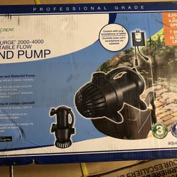 Pond/Waterfall Variable Speed Pump New