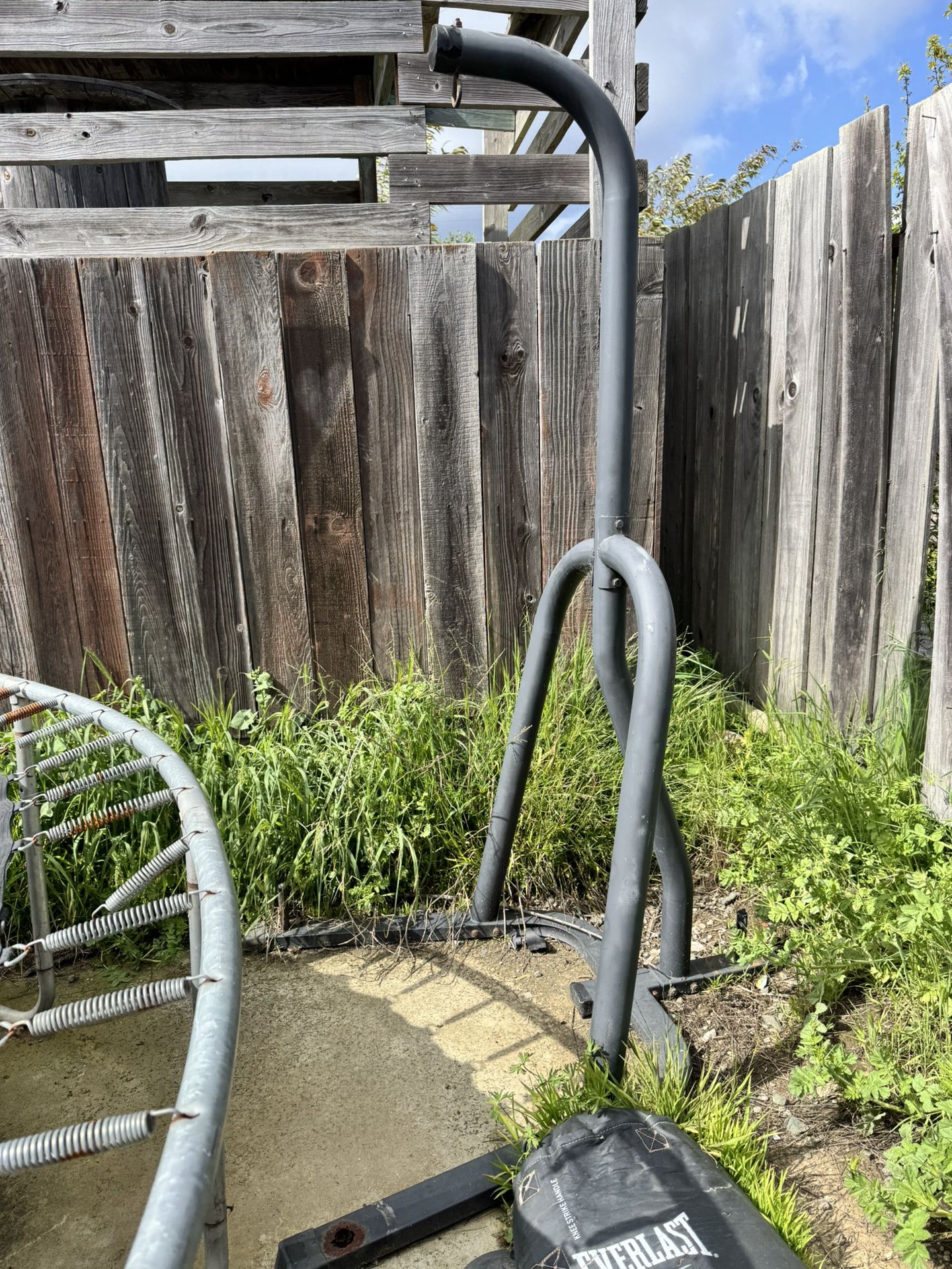 Punching bag stand