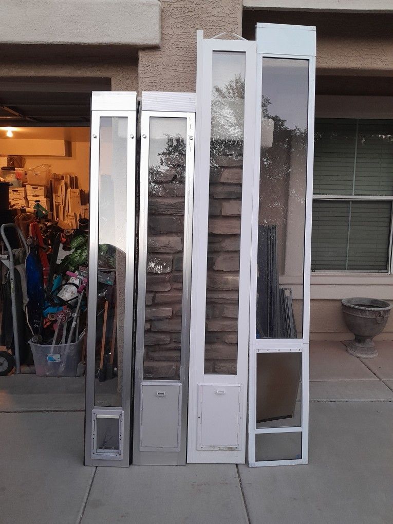 6ft Or 8ft Tall Pet Dog Cat Door Sliders $45-$75 Each See All Photos