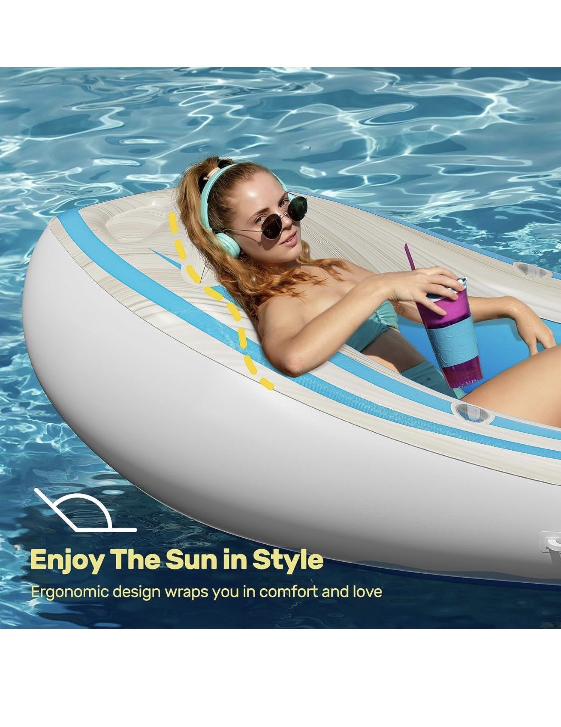 Tanning Pool Lounger Float
