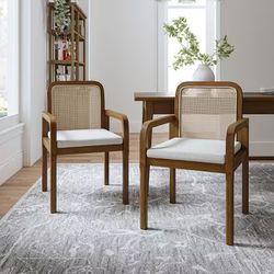Modern Dining Chairs with Removable Cushions 