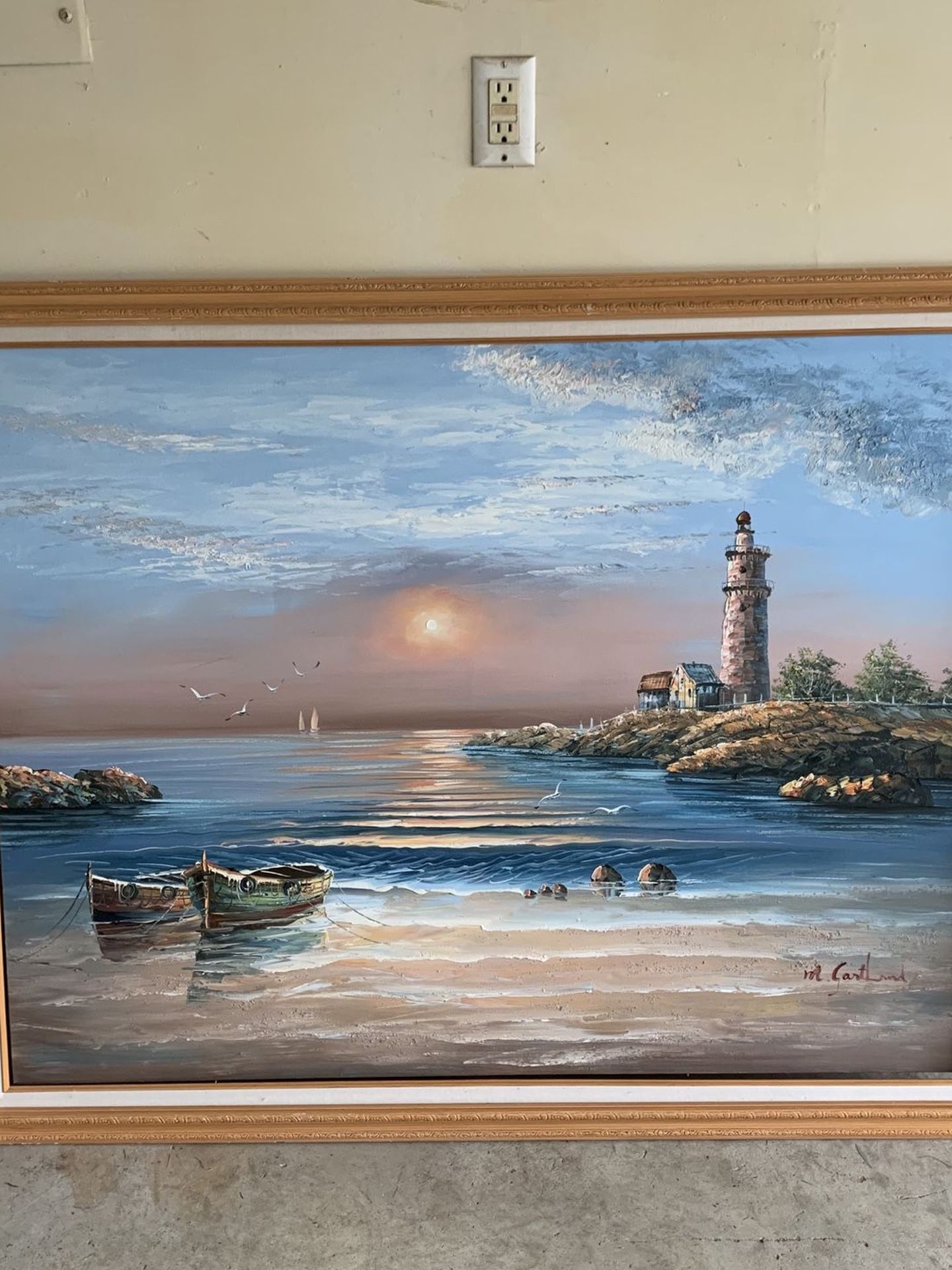 Original Oil Beach Painting