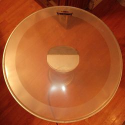 Yamaha#22"clear bass drum head & inner plastic muffler ring