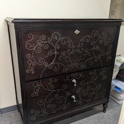 Beautiful Wood Sideboard Credenza Or Secretary Desk