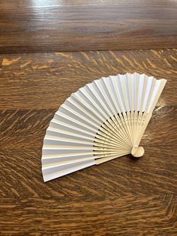 Paper and bamboo fans
