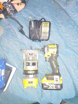 DeWalt impact and router