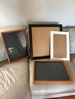 Bundle of 4 large picture frames