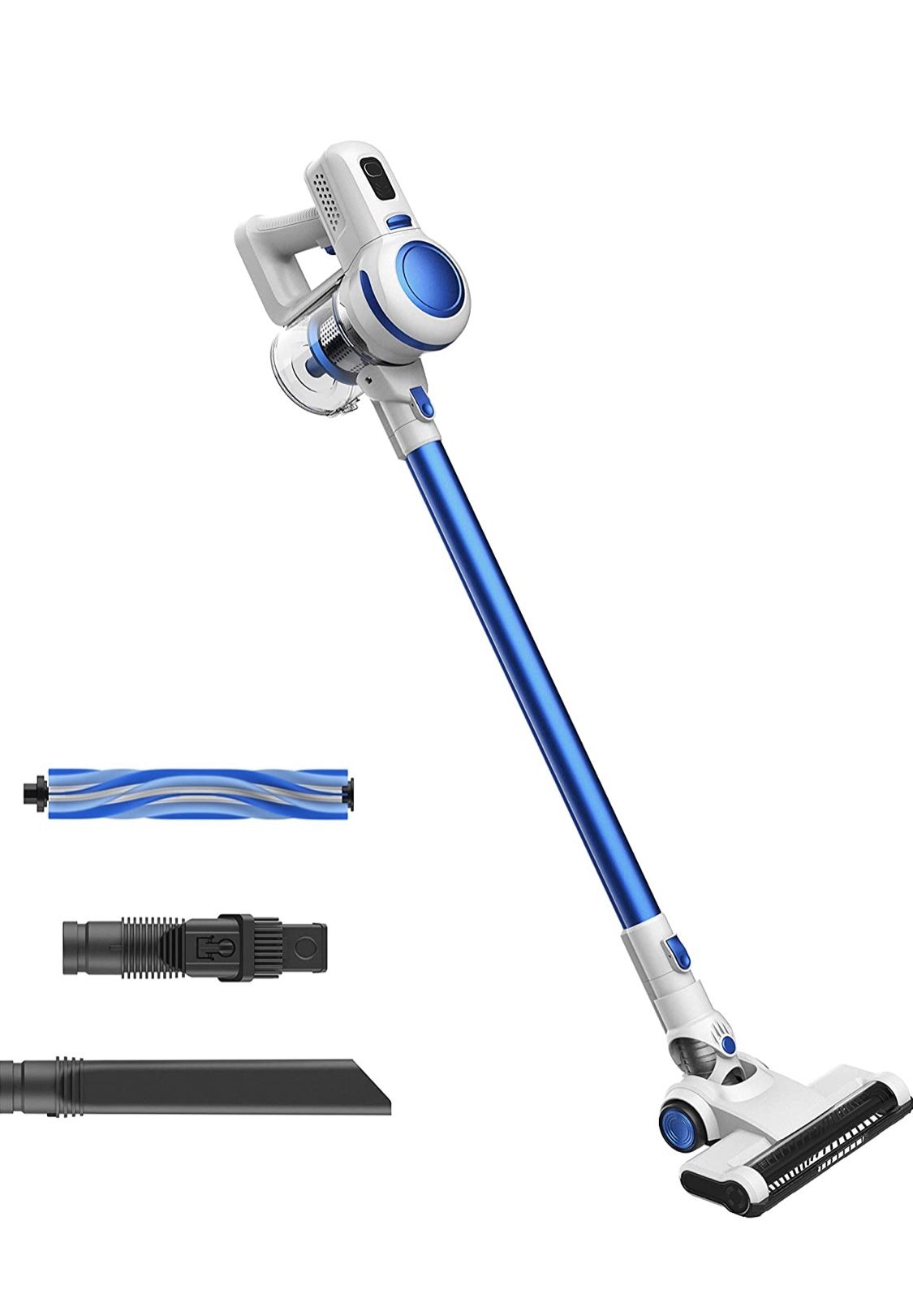 APOSEN Cordless Vacuum 17Kpa Powerful Suction 35min-Running 2 in 1 Handheld Stick Vacuum Cleaner Motorized Lightweight & Extension