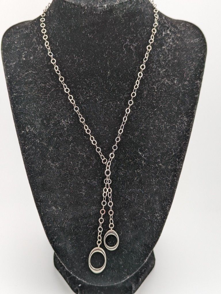 Sterling Silver Choker Necklace 16"