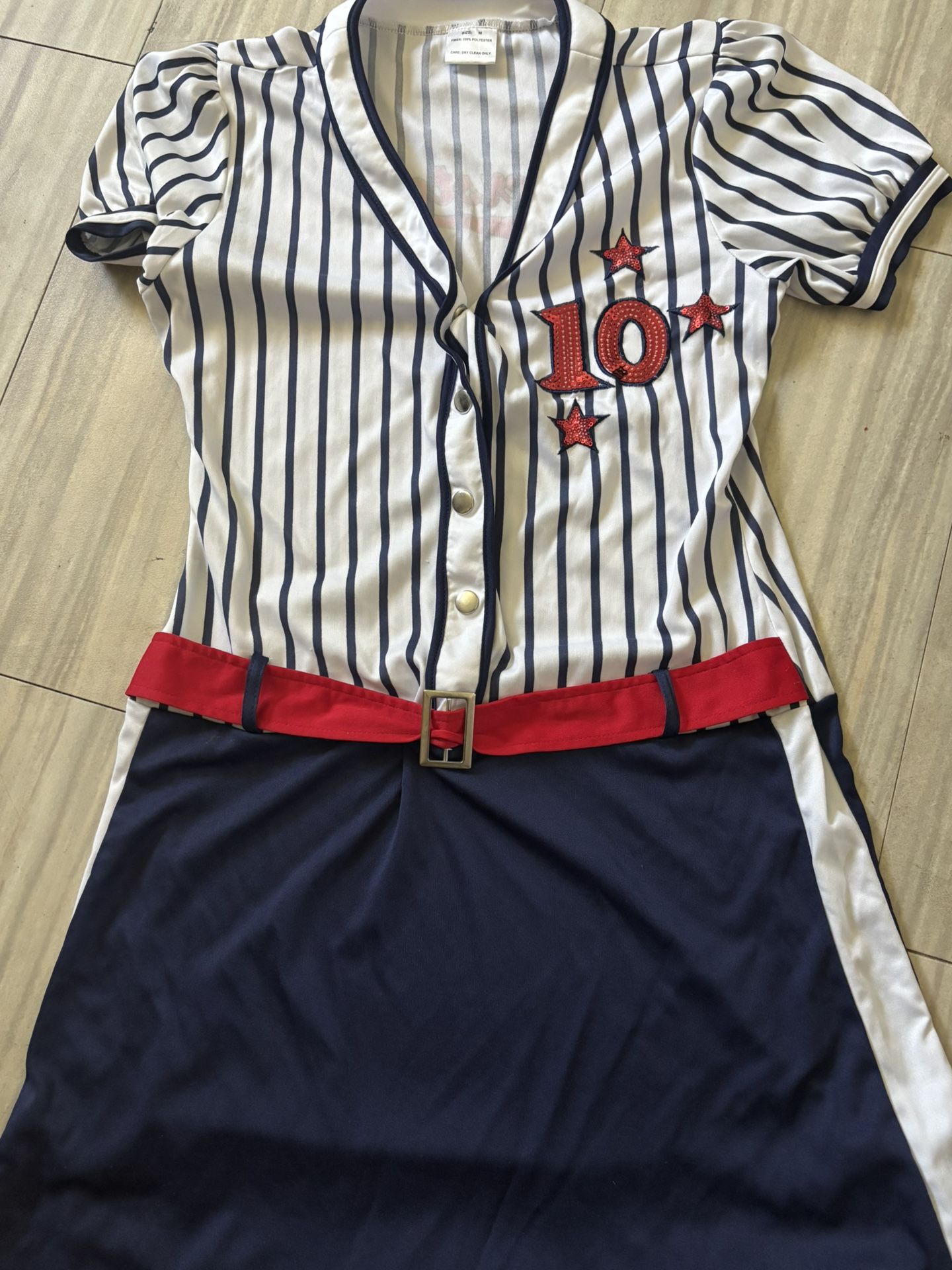 Vintage Baseball Girl Cosmtume