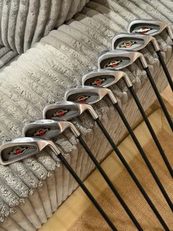 Canterbury Big Bursar Irons 3-5, 7-9, PW, SW Graphite Shafts R Flex
