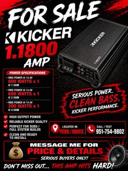 Kicker 1.1800