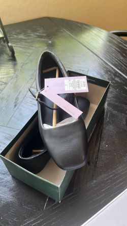 Black Maryjane Flats 7