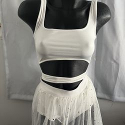 White Sparkle Fit