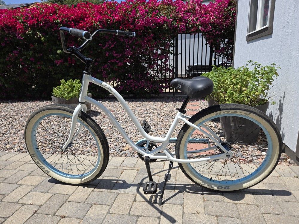 3G Beach Cruiser Women's Fat Tire Bike