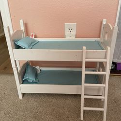 Wooden Play Bunk Bed For Dolls