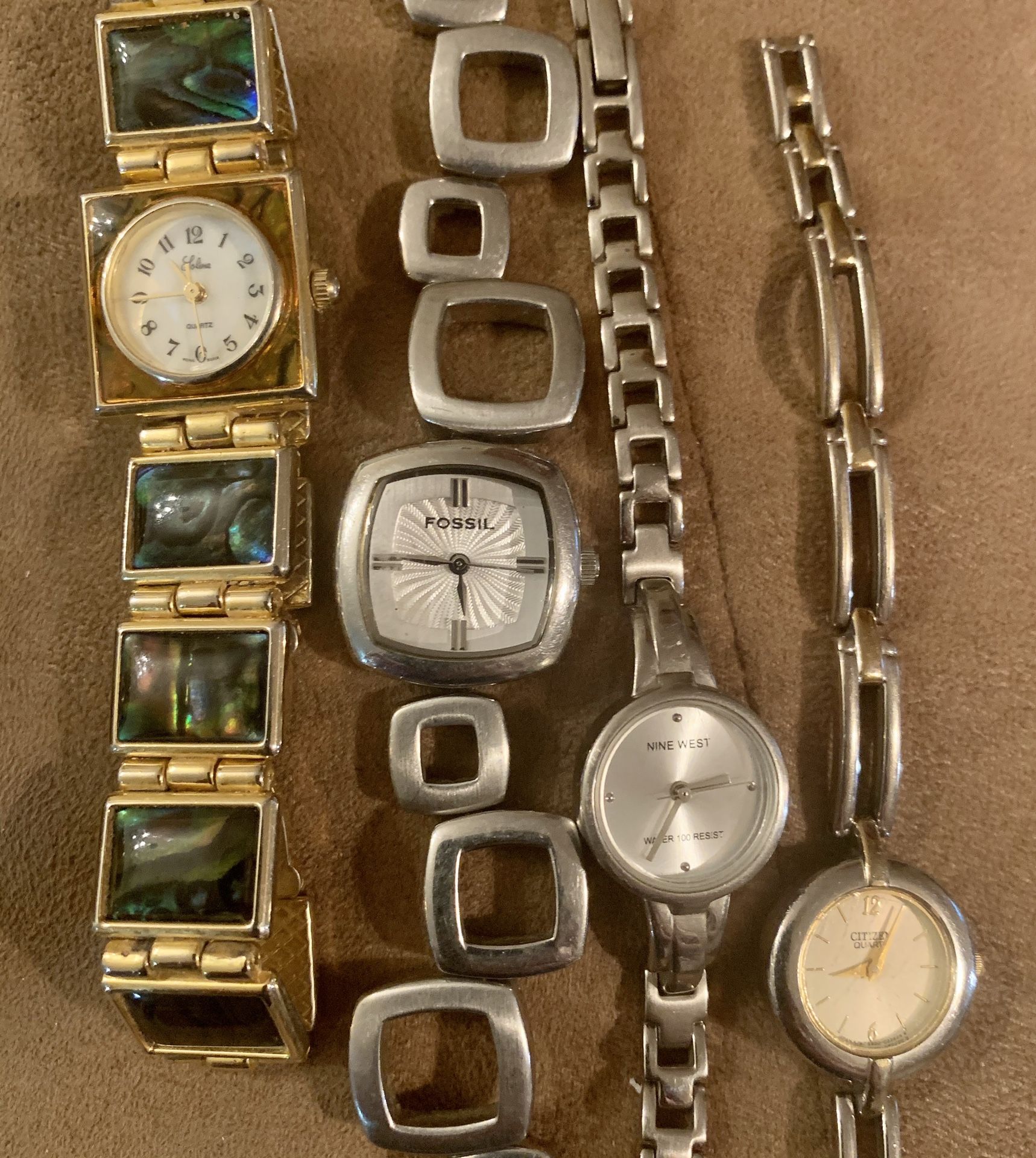 4 vintage ladies watches