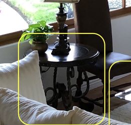 Iron Side Table - Still Available