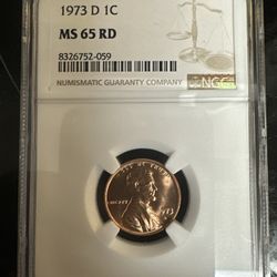 1973 D Cent Certified 
