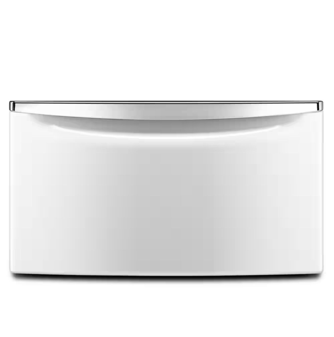 15.5 In. White Pedestal For Front Load Washer & Dryer With Storage