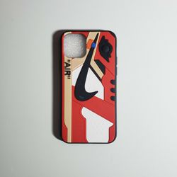 iPhone 11 Pro Sneaker Silicone Protective Case Red And Black