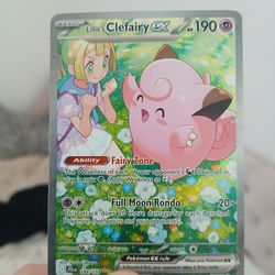 Pokemon Lillies Clefairy ex 184/159 this is a easy grade 10 but I need cash