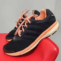 Adidas Glide Boost Techfit Women's Running Shoes Size 8.5