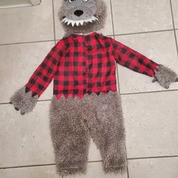 Cute Werewolf COSTUME SIZE 2/3 Kids